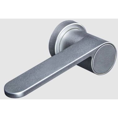 TWO Kombi-dørhåndtag (venstre greb) mod omvandrende adfærd for f.eks. hjerneskadede, herunder demensramte personer. Beskytter personer på f.eks. plejehjem mod uønskede besøg fra andre beboere