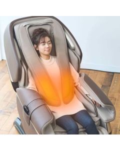 FUJI MR6000 massagestol giver en afslappende helkropsmassage fra nakke og skuldre til ryg, hofter, ben og fødder – ideel til velvære og afslapning i hjemmet.